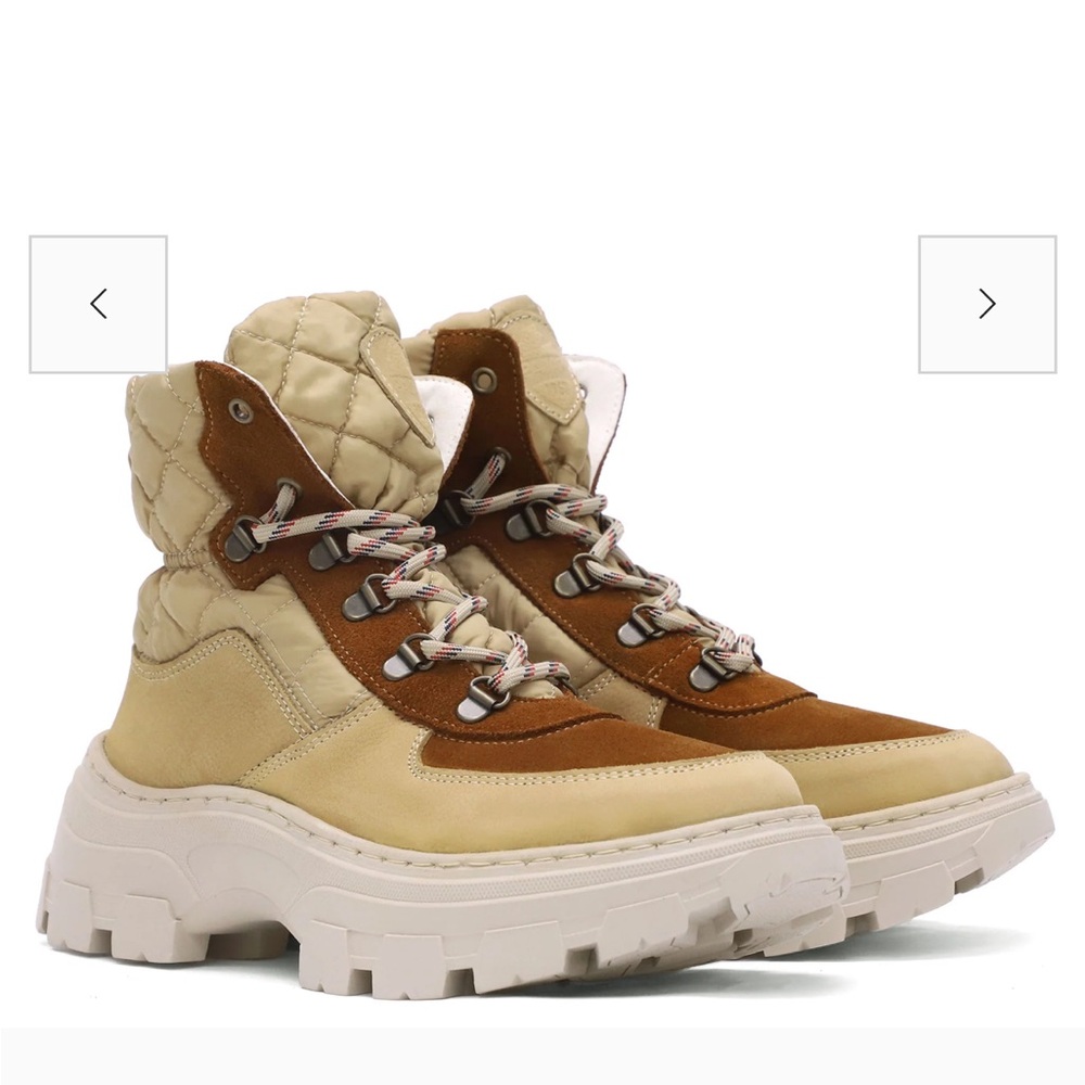 Pajar Canada Roka Cognac/Beige Winter Boots Size 38/7